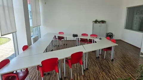 Transeuro Adria — tables and chairs in a shared space
